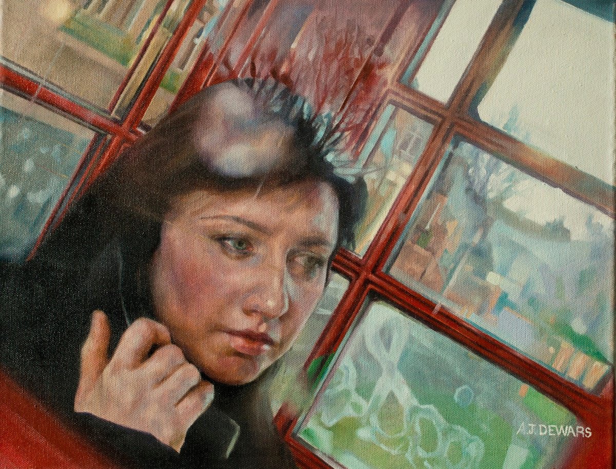 Photorealistic Painting , Phone Home By Alex Dewars, 18 X 14, Artwork For Sale On Artfinder