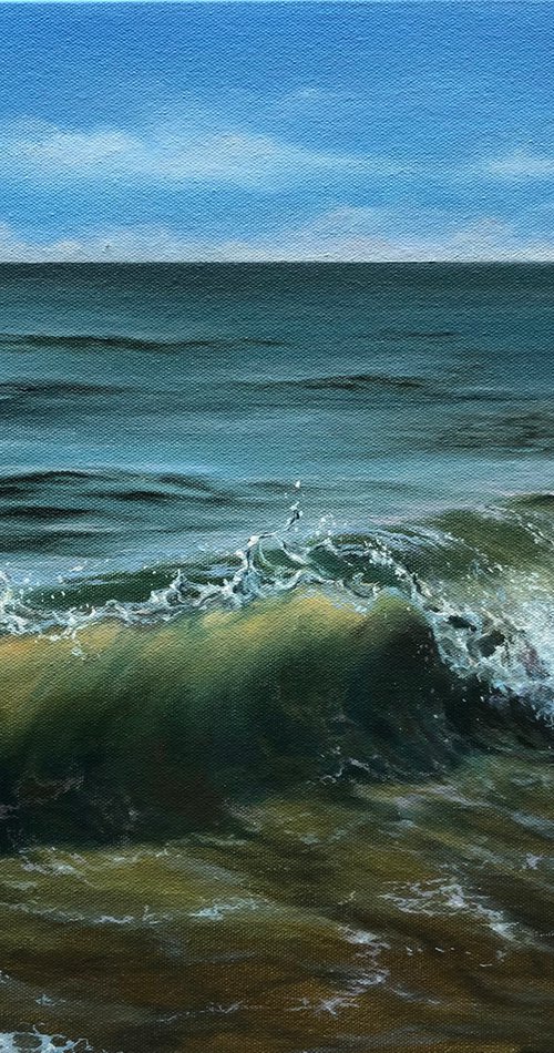 Hazel Eyes of the Ocean by Alesia Yeremeyeva