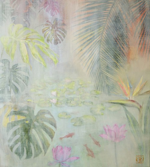Lotus Pond by Katia Bellini