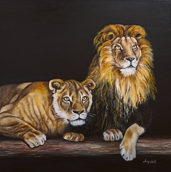 Pair of lions