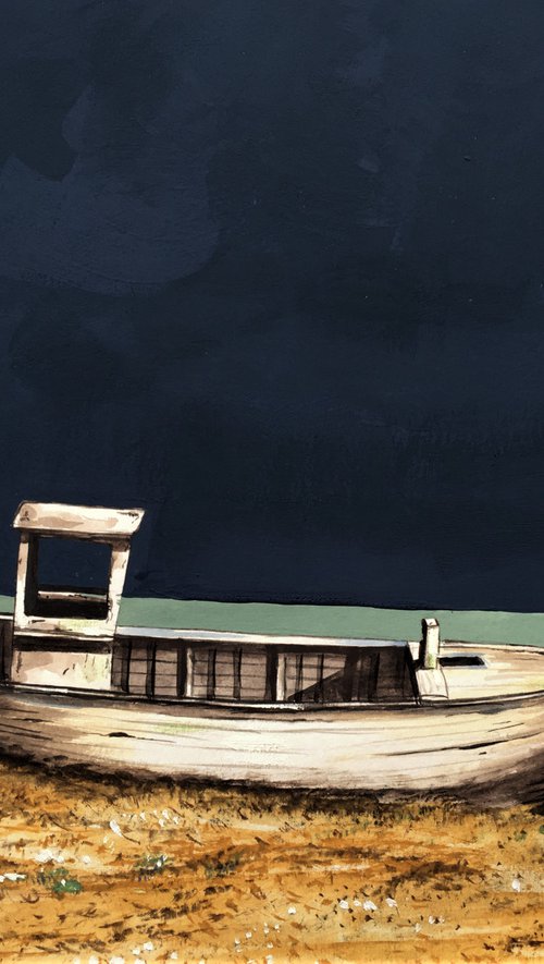 Dungeness Wreck #3 by Laurence Wheeler