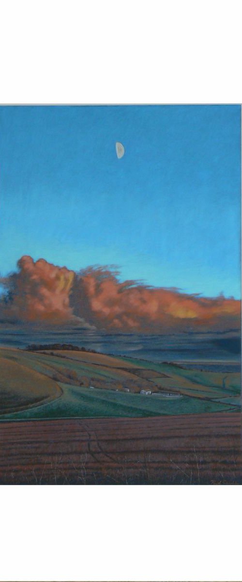 Marlborough Downs Evening by Paul Simpkins