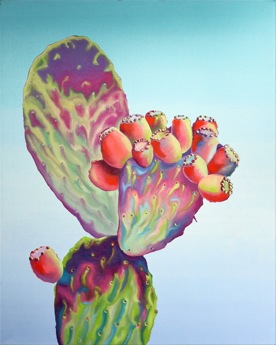 Photorealistic Botanical Oil Painting By Dominic Virtosu, 31 X 39, Friend Of Mine, Original Artwork