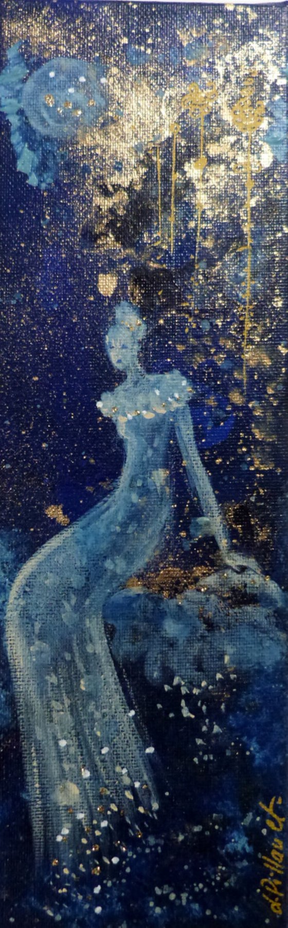 The blue lookout 10x 30 cm