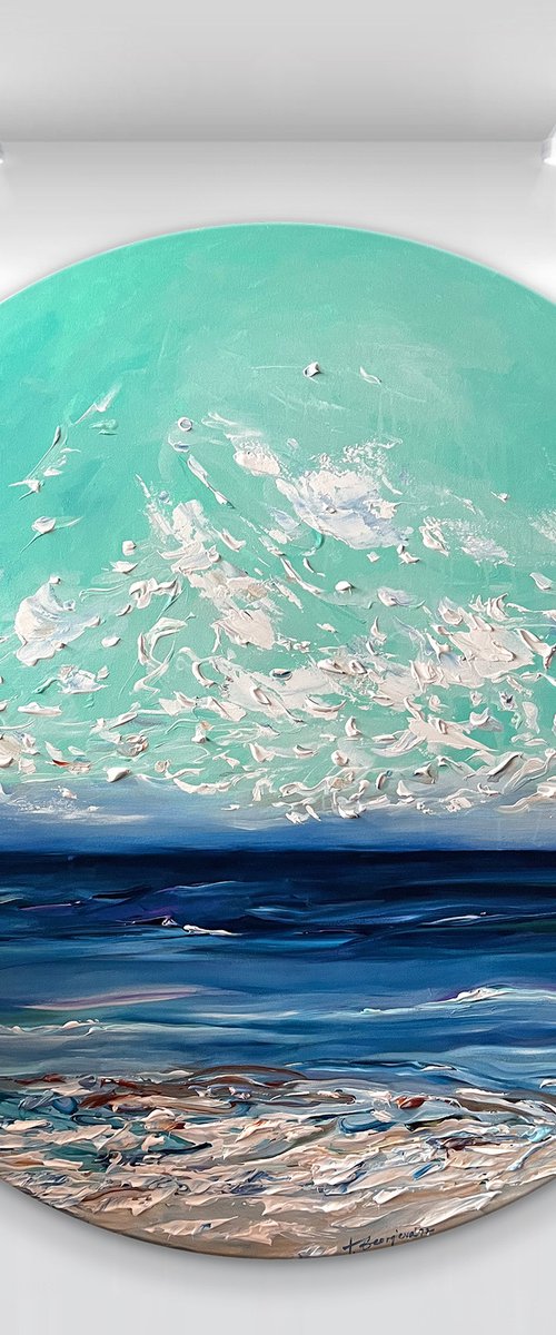 'Nubis IV' - 36x36" by Tatiana Georgieva