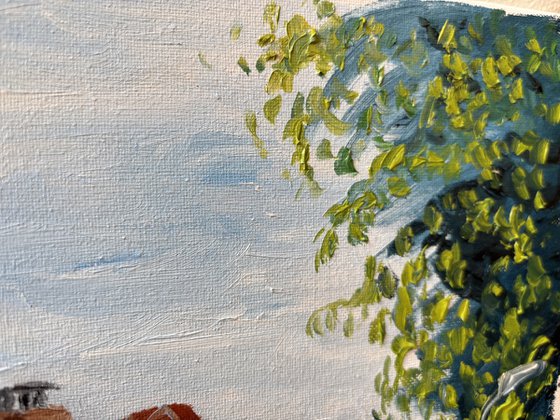 Dalen Thatch House Painting