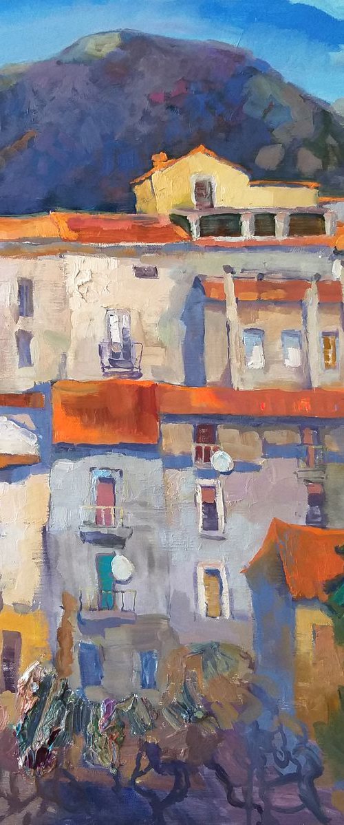 Cityscape. San Nicola Arcella life by Anastasiia Grygorieva