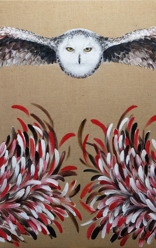 Bird. Owl, fabulous owner of the night! by Anastasia Woron