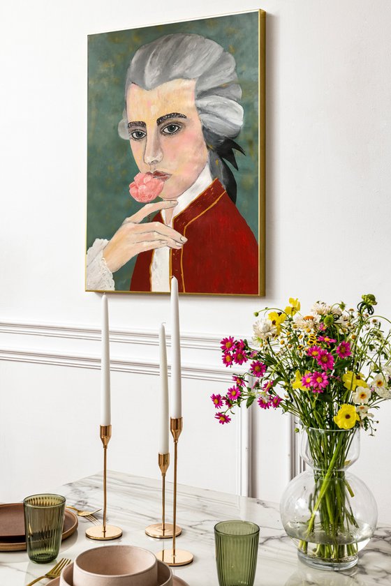 The Enigma of the Flower - Art-Deco