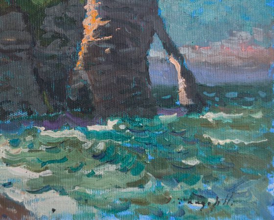 Normandy Etretat Etude 2