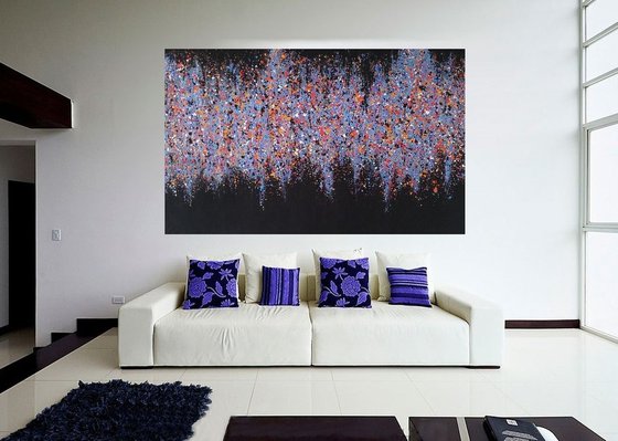 Modern Abstract acrylic on canvas by M.Y.