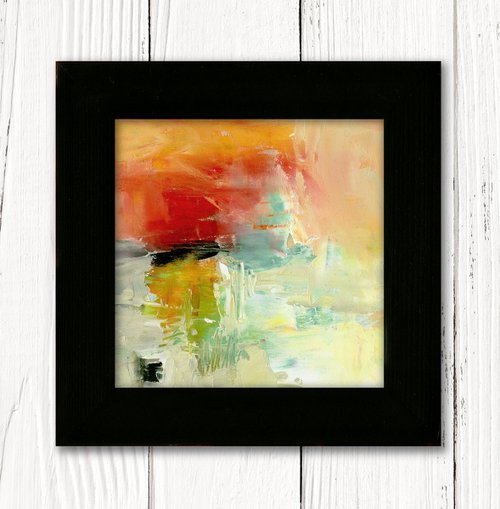 Oil Abstraction 176 - Framed Abstract Painting by Kathy Morton Stanion by Kathy Morton Stanion