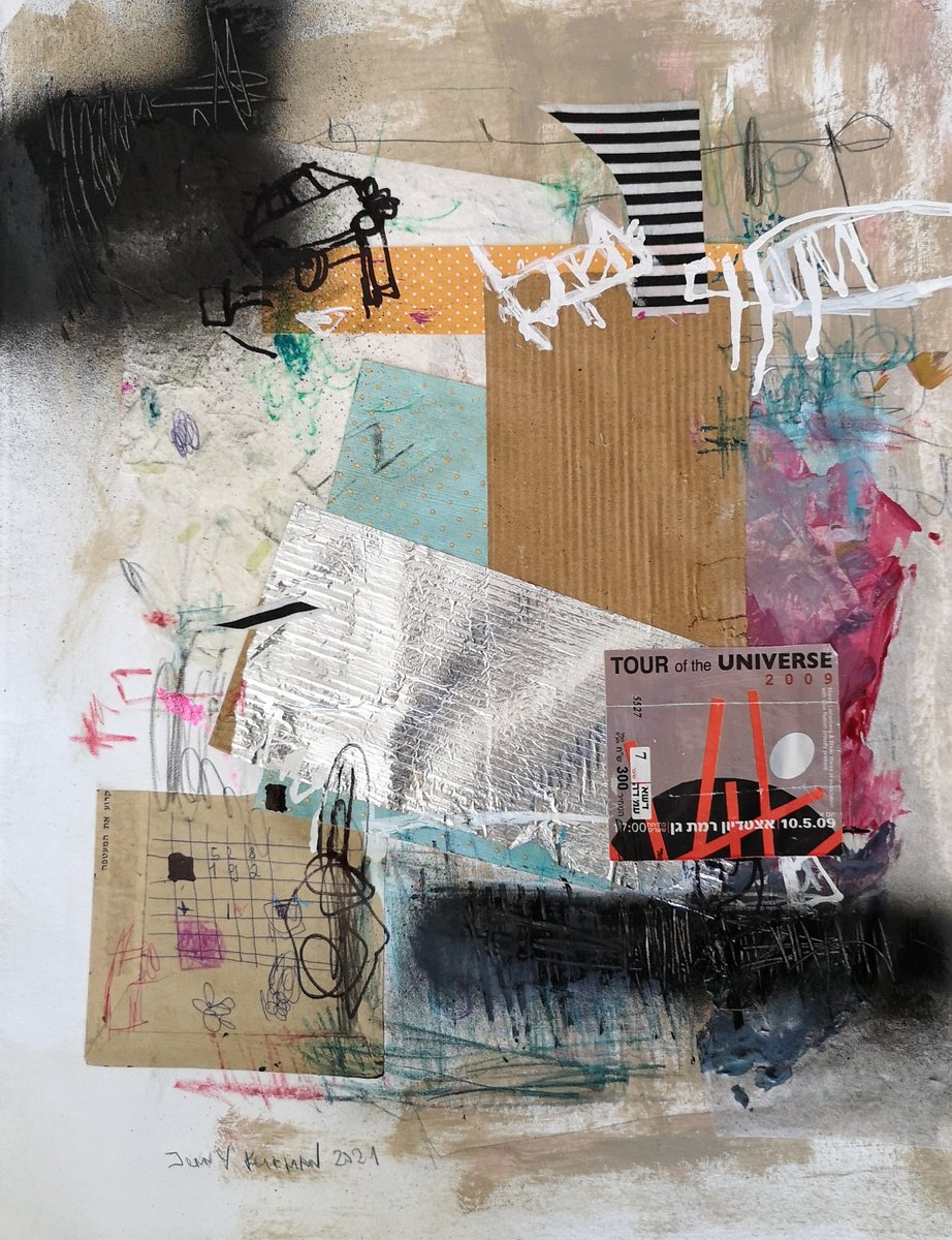 Abstract Painting By Jenny Furman, 16 X 20, Now You Don