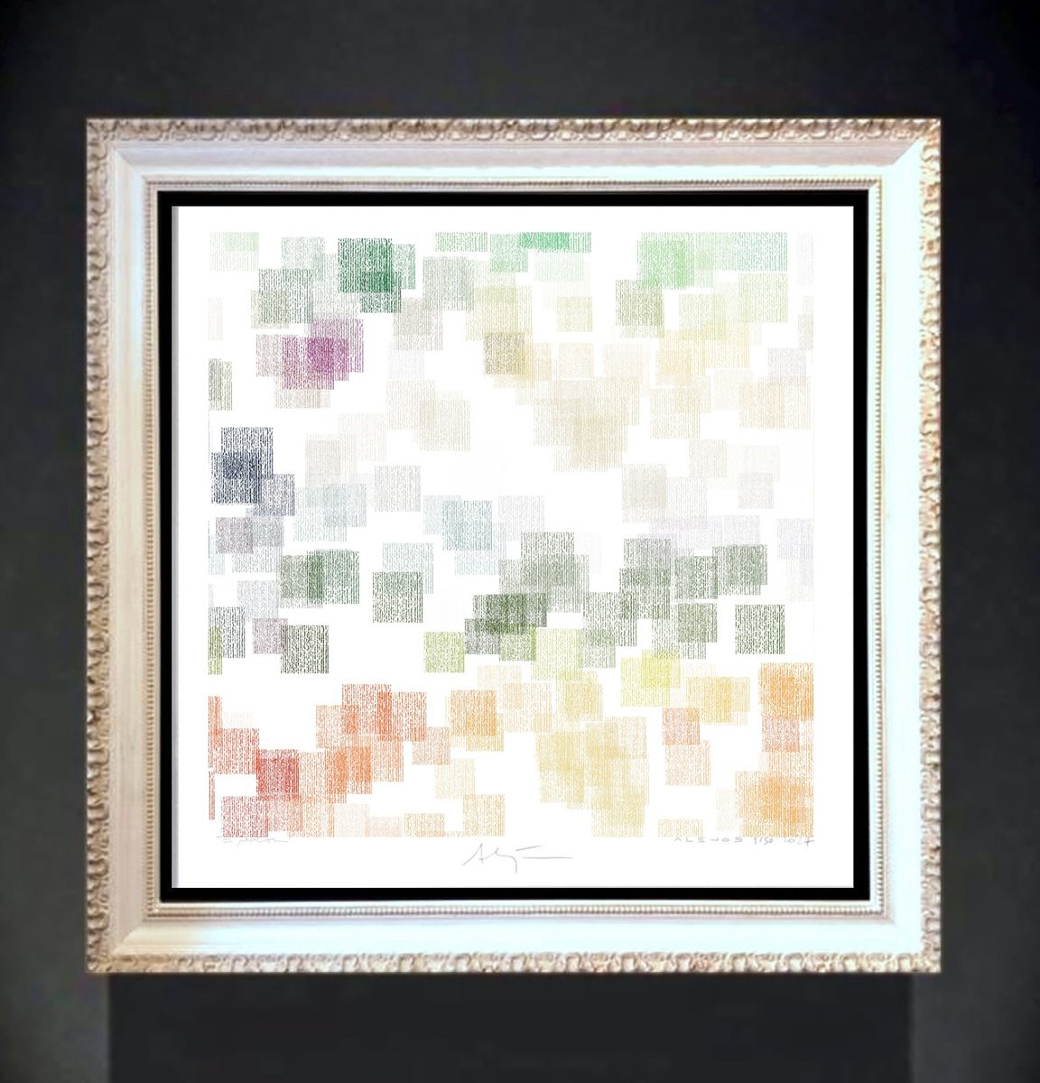 Abstract Giclee Print , Dots Xiii By Alejos, 32 X 32, Artwork For Sale On Artfinder
