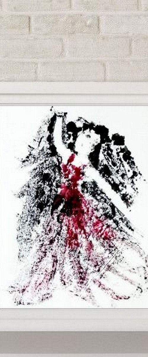 Spanish Flamenco Dancer by Asha Shenoy
