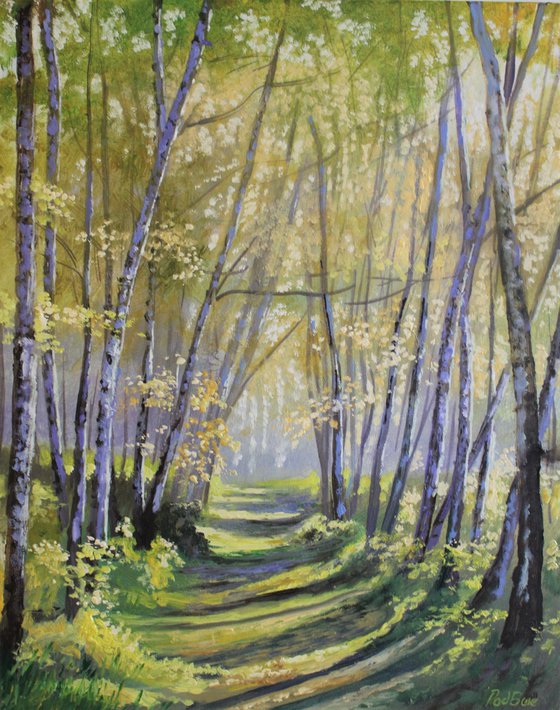 Path Through the Birches