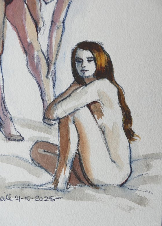 Female nude various poses