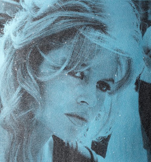 Brigitte Bardot-Powder Blue by David Studwell