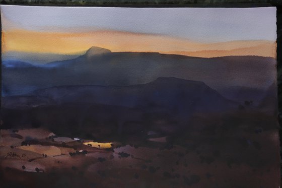 Last spark before night falls