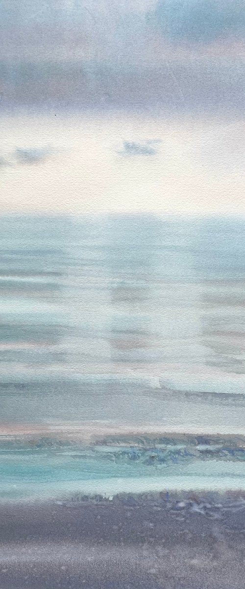 Transparent winter sea by Anastasiya Mouchan