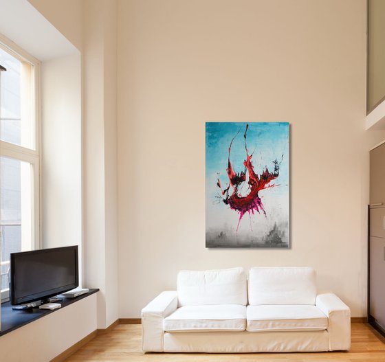 War Of The Worlds I (Spirits Of Skies 096095) - 80 x 120 cm - XXL (32 x 48 inches)