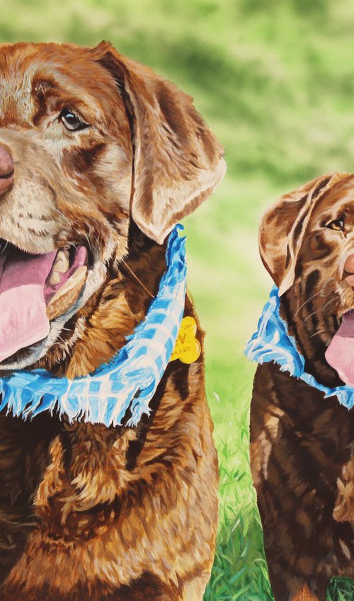 Tetley and Lexie by Julian Wheat