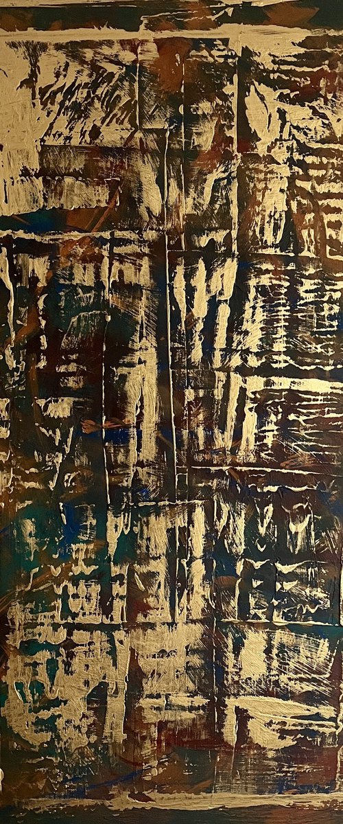 Gold Leaf 60x90 by Exclusive Arts