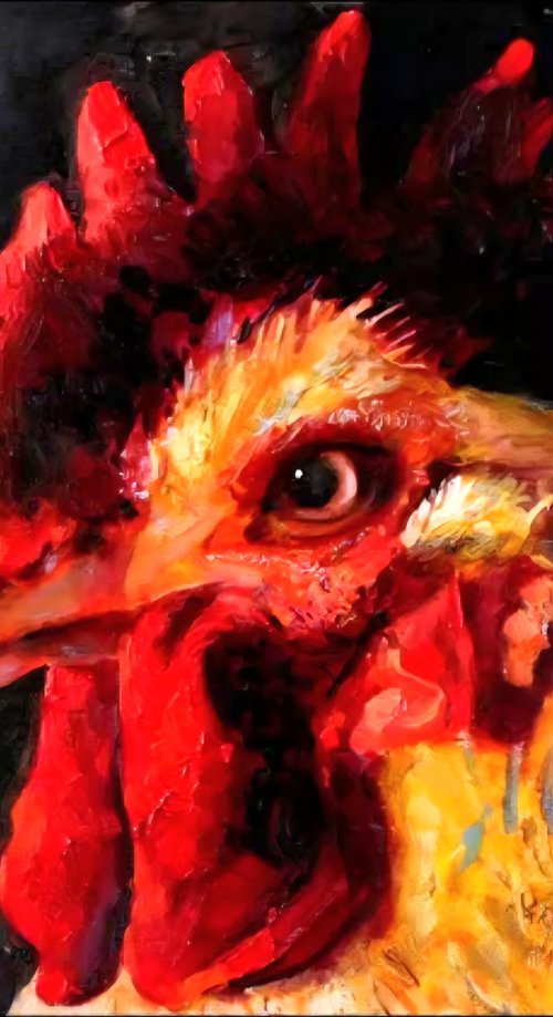 Red Cock by Khanlar Asadullayev