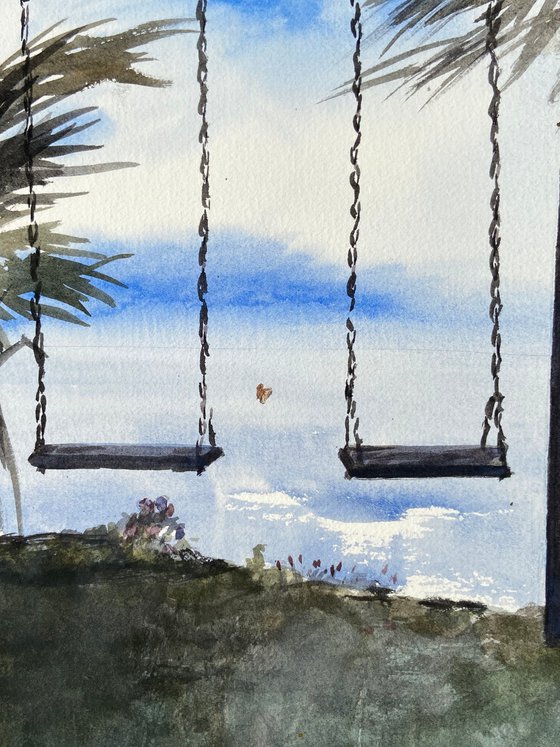 Swing and butterfly