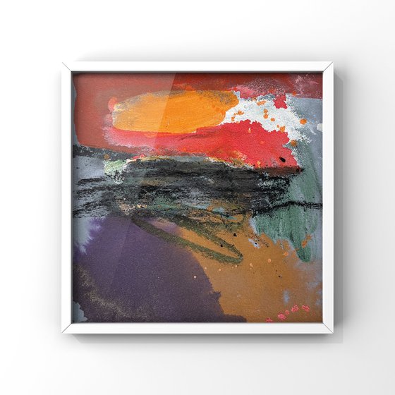 Abstract painting "Summer Moments 2021"