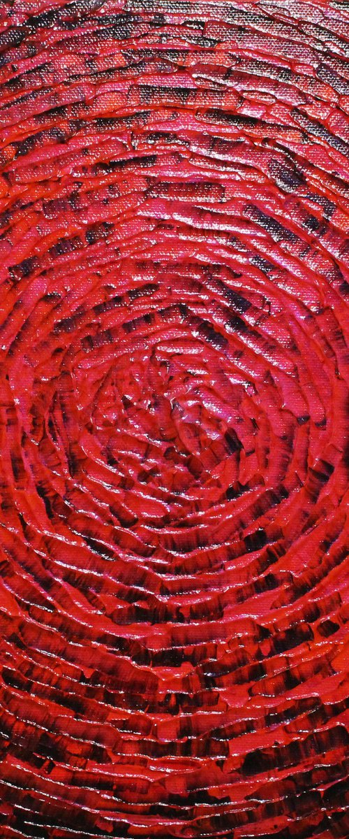 Red concentric shine by Jonathan Pradillon