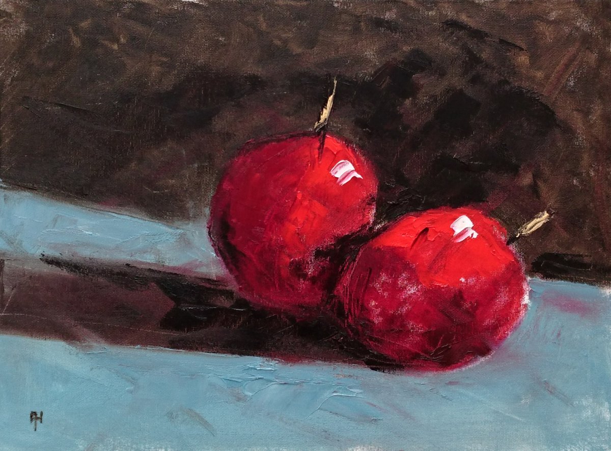 Two Cherries by Alan Harris