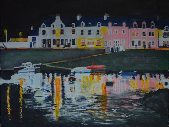 Portree by night