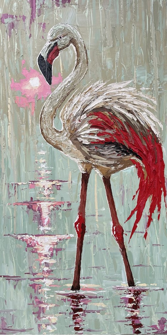 Green Flamingo