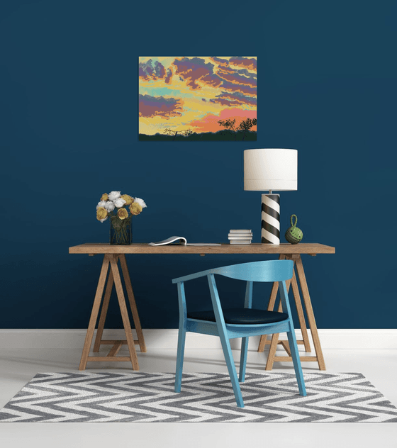 "June sunset"