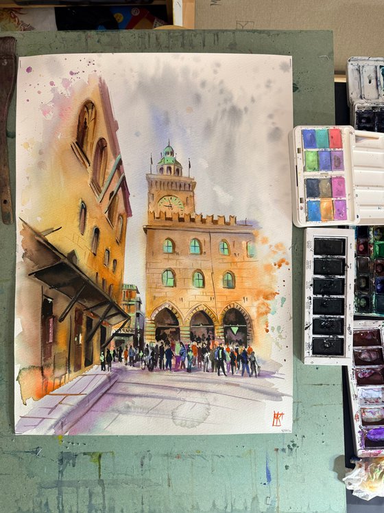 Piazza Maggiore, Bologna
