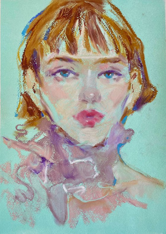 Soft Blue Look