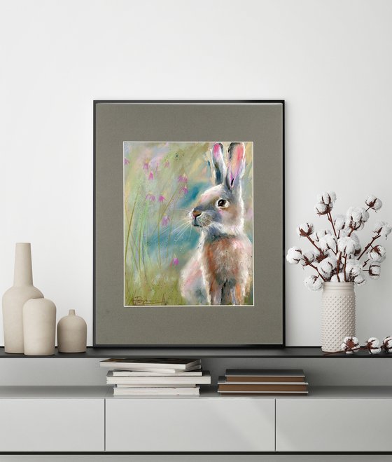 The Rabbit (mixed-media)