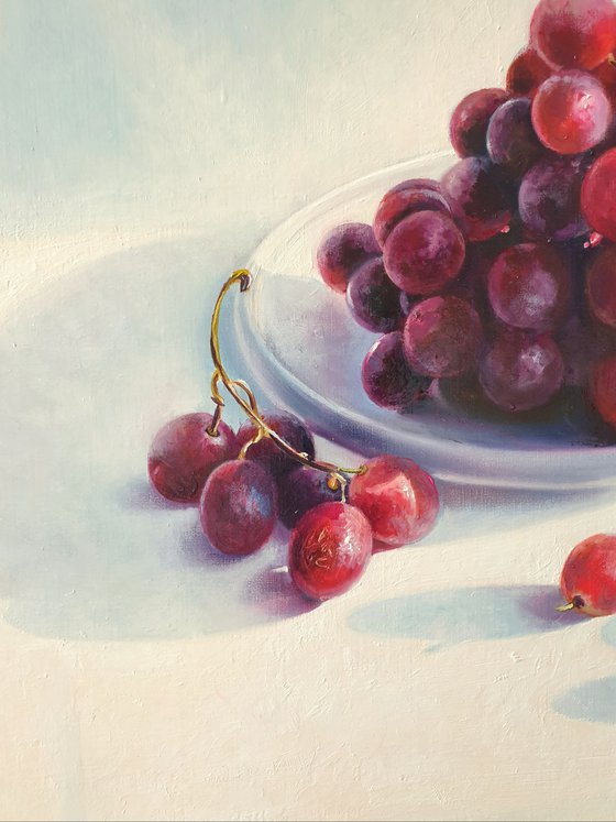 "The start of a wonderful day."  still life summer liGHt original painting  GIFT (2021)