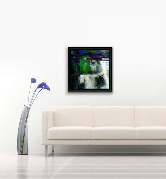 Healing Path - Framed Abstract Spiritual Art by Kathy Morton Stanion