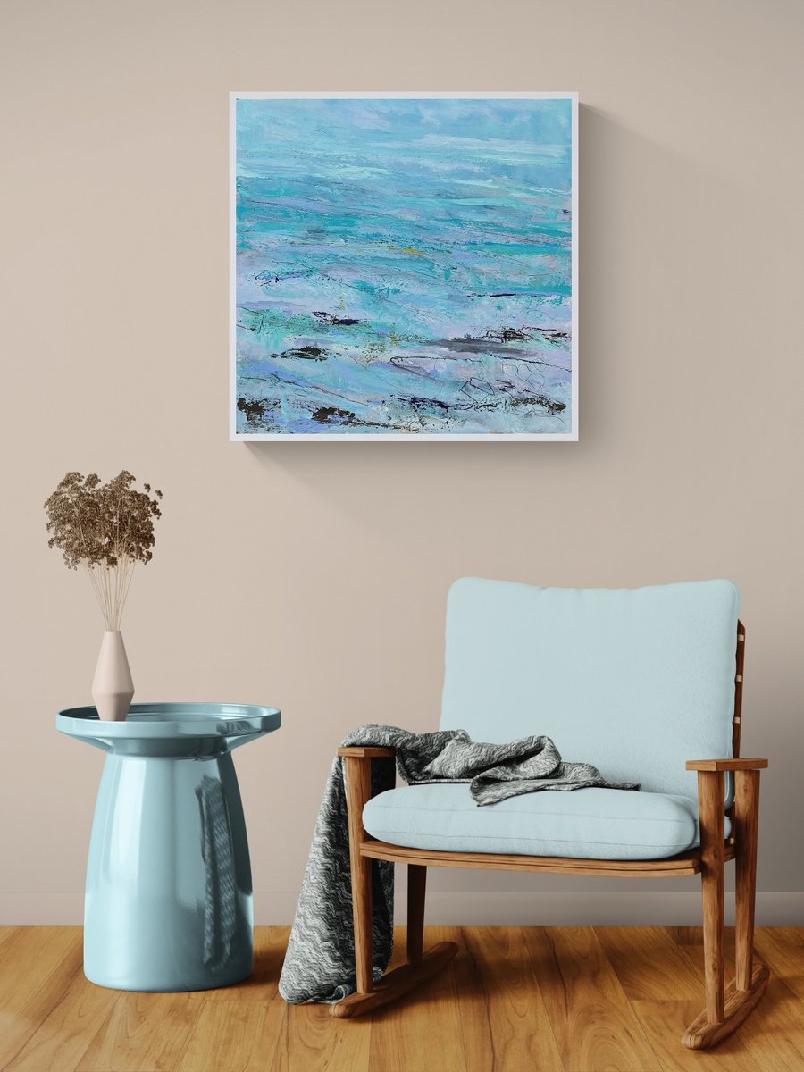Joyful Tide By Nikki Wheeler, 24 X 24, Artwork For Sale On Artfinder
