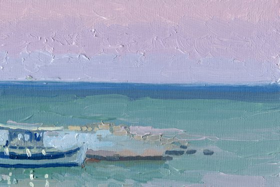 It's getting dark of Bali