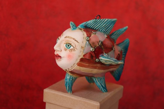 Sky Fish 2021. Tiny  sculpture