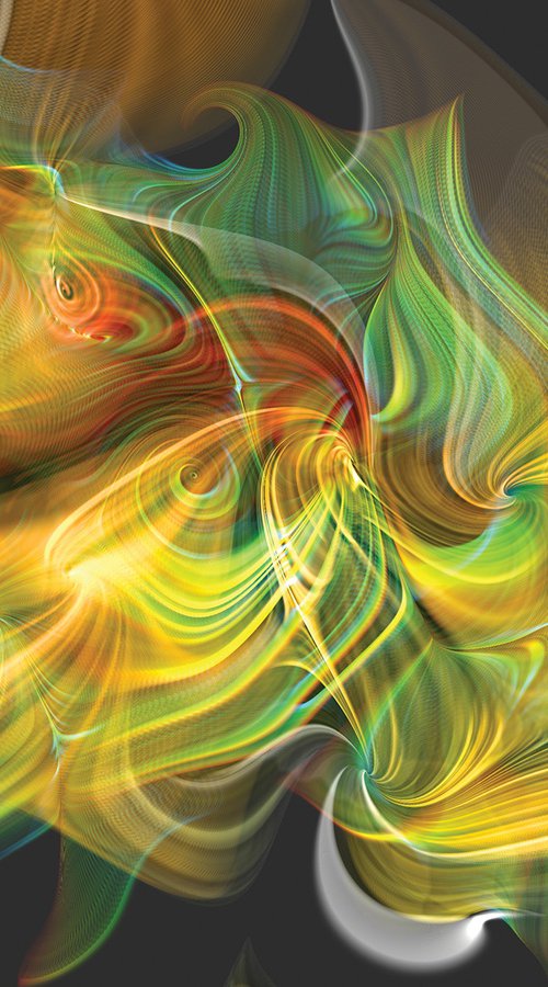 Olas de luz 25 by Javier Diaz