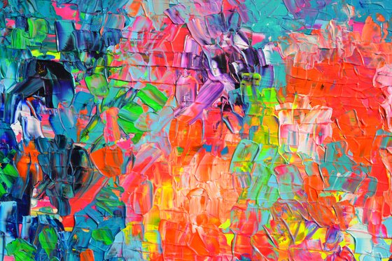 Palette 6 - Large Colorful Abstract Painting