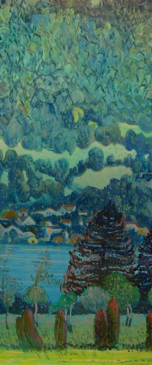 "Hills" based on the works of G. Klimt by Marya