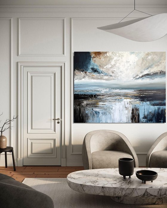 Light Beyond the Distant Shore landscape
