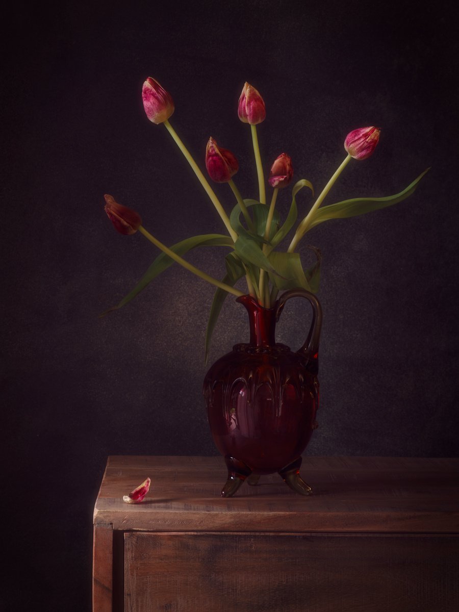 Still life 2. Tulips 1 by Pavel Oskin