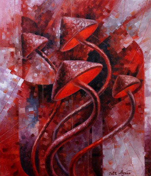 Red in gray by Serhii Voichenko