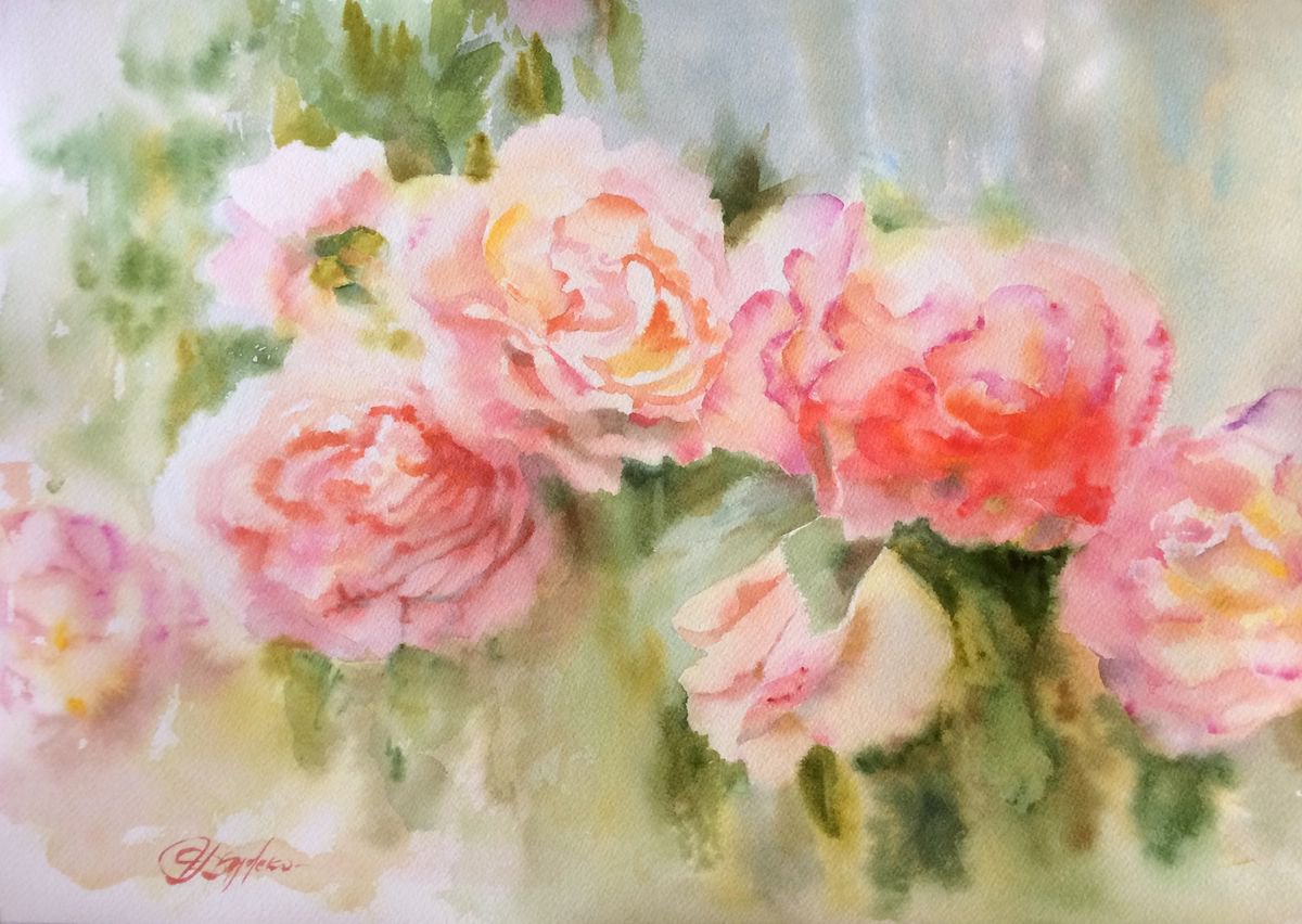 Roses by Svitlana Druzhko